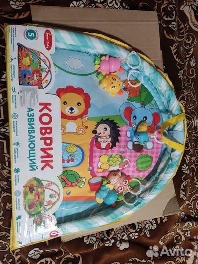 Развивающий коврик новый