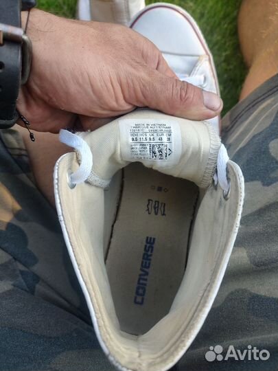 Кеды Converse кожа