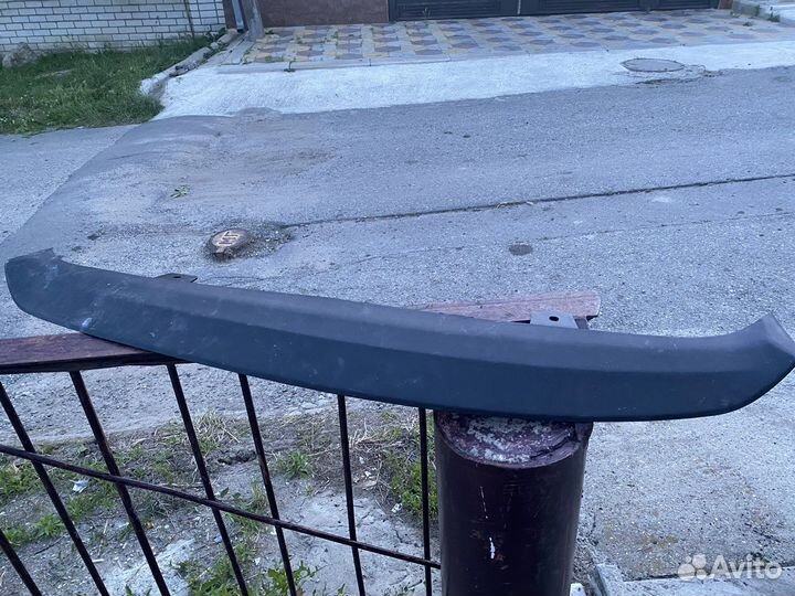 Накладка на задний бампер hyundai solaris