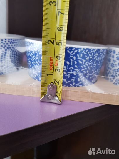 Менажница фарфор +бамбук