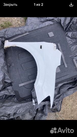 Крыло правое шевролет авео Т 300 седан