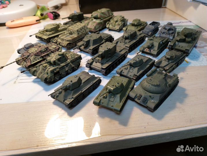 Модели танков звезда 1/100