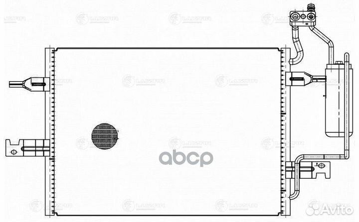 Радиатор Кондиционера Opel Meriva A Luzar Lrac