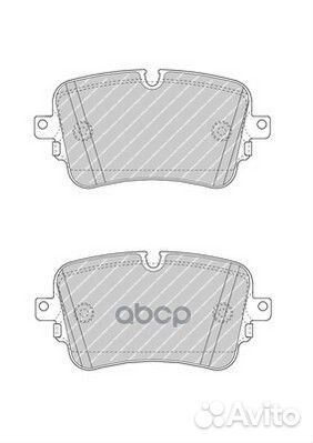 Колодки зад. audi A4 (8W2, B9) 05/15, A5 16