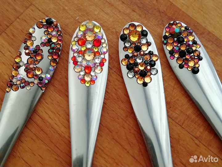 Авторские чайные ложки (разные цвета и размеры)