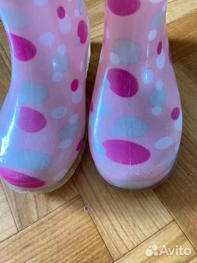 Резиновые сапоги для девочки 28 р