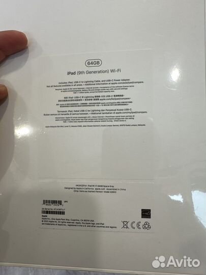 iPad 9 10.2 wifi 64gb новый