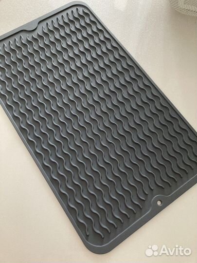 Силиконовый коврик для сушки посуды 25х42 см