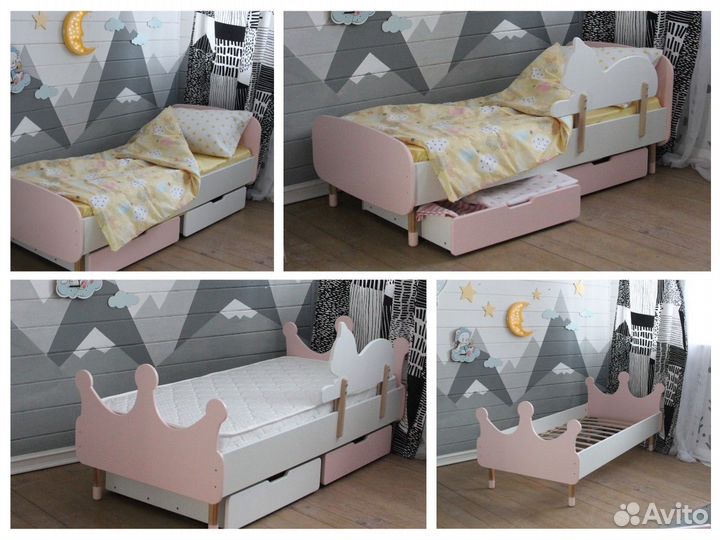 Детская кровать со столом