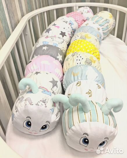 Бортик гусеничка - косичка