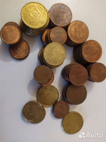 Монеты Европы центы