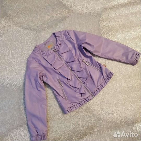 Куртка-ветровка из экокожи Orby для девочки