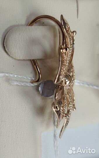 Золотые серьги 585 проба