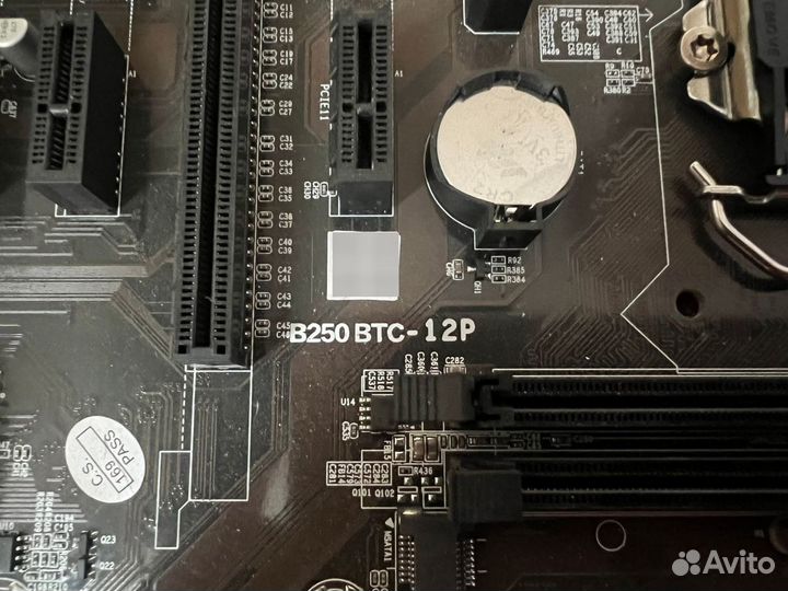 Материнская плата B250-BTC-12P+Intel Celeron G3900