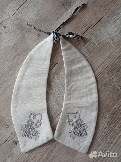 Сумочка и съемный воротничок ручной работы