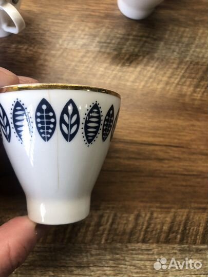 Часть кофейного сервиза Freiberger, ГДР