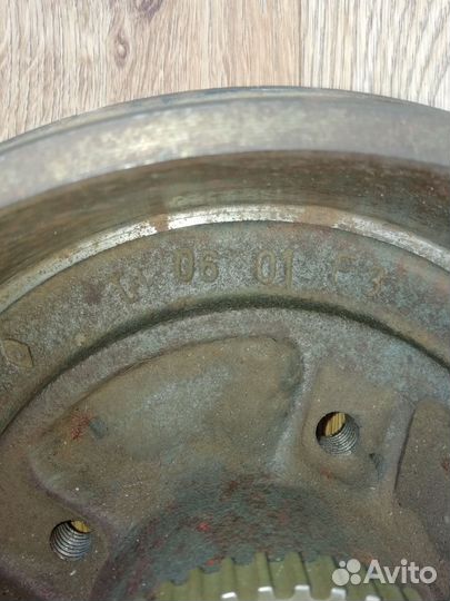 Задние барабаны на Renault Megan