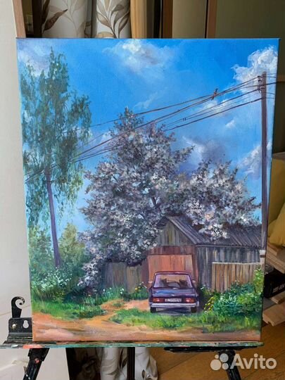Картина маслом на холсте 