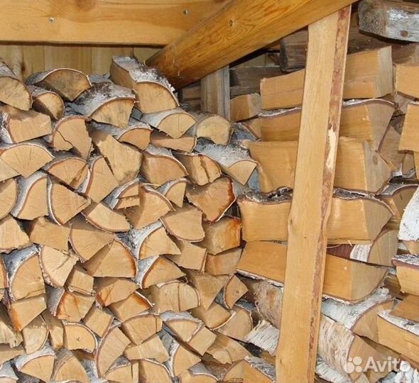 Дрова березовые колотые