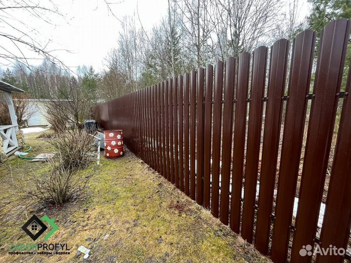 Заборы из штакетника под ключ