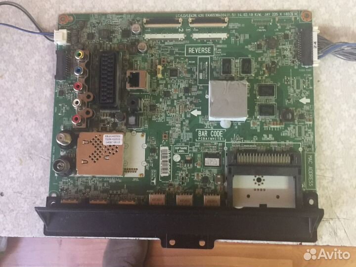 Плата Main board с разбора битого тв 24pin