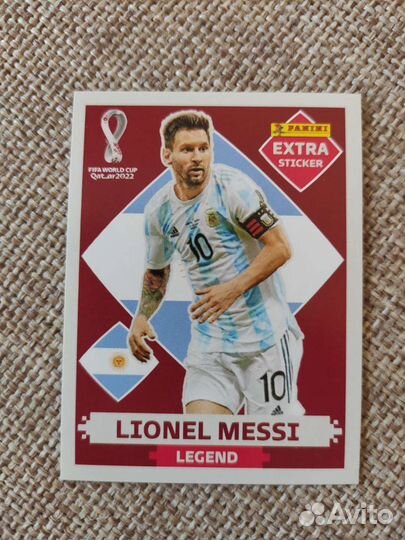 Экстра стикер Panini чм 2022 extra sticker