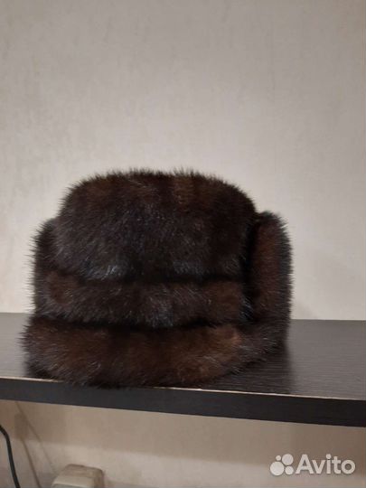 Норковая шапка мужская