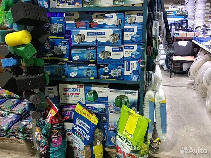 Компрессоры hailea aco hap для пруда и септика