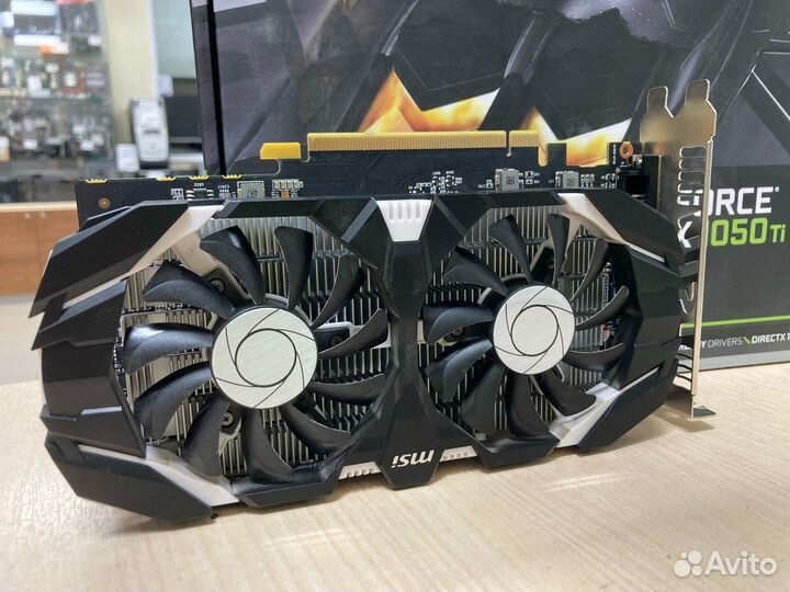 Видеокарта MSI nvidia GeForce GTX 1050TI 4Gb