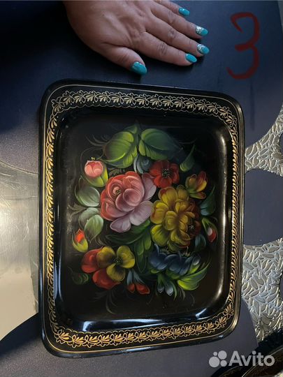 Подносы жостово СССР