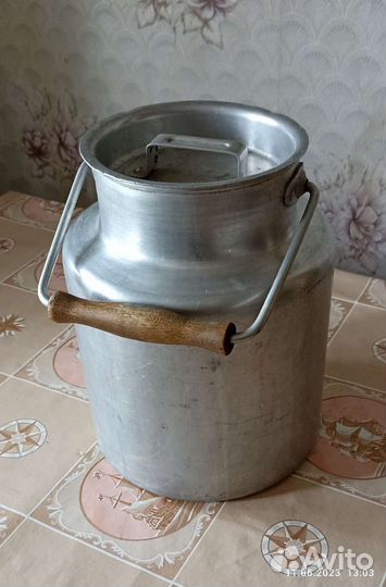 Алюминиевый бидон СССР 10 л