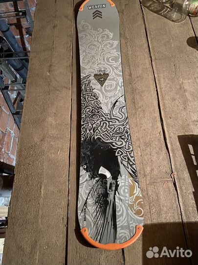 Сноуборд 155см black fire