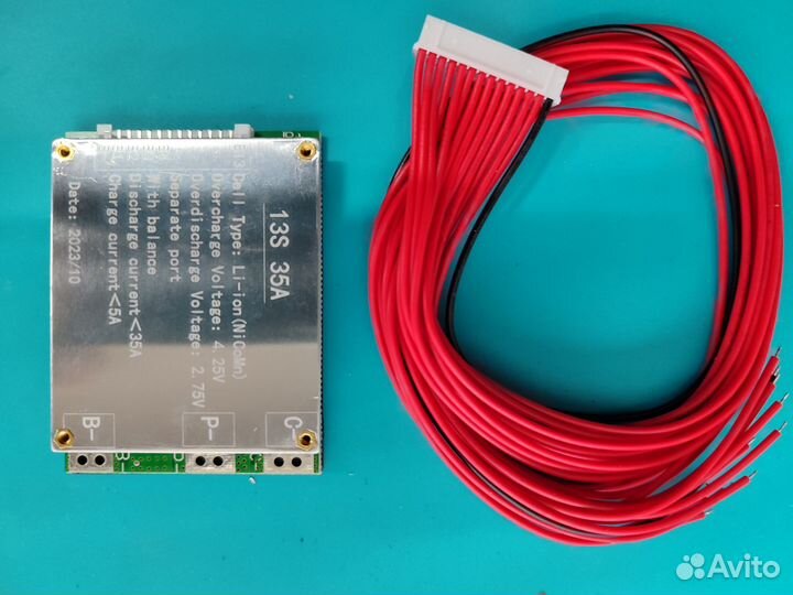 Плата bms 13s 35a с балансировкой