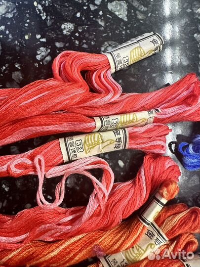 Нитки мулине япония и СССР