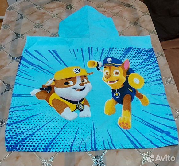 Полотенце пончо детское