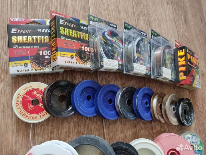 Леска рыболовная, садок металлический