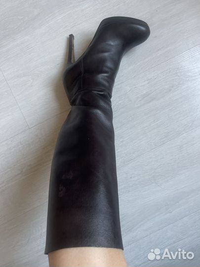 Сапоги женские натуральная кожа 38