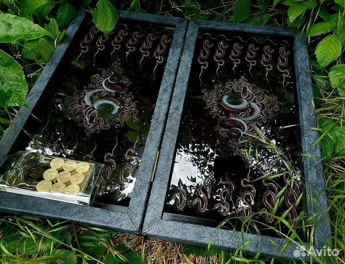 Нарды стеклянные