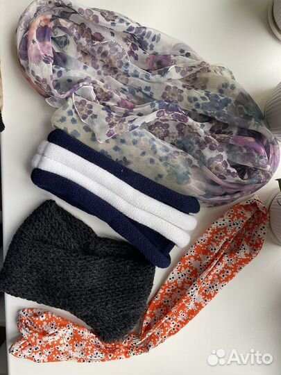 Шарфики, платки, повязки одним пакетом