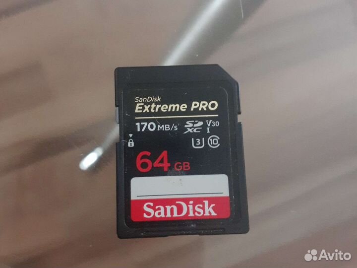 Карта памяти Sandisk SD 64gb 170mb/s