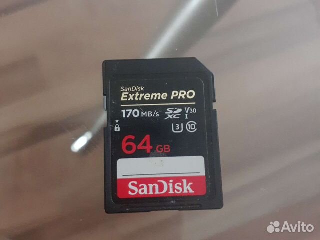 Карта памяти Sandisk SD 64gb 170mb/s
