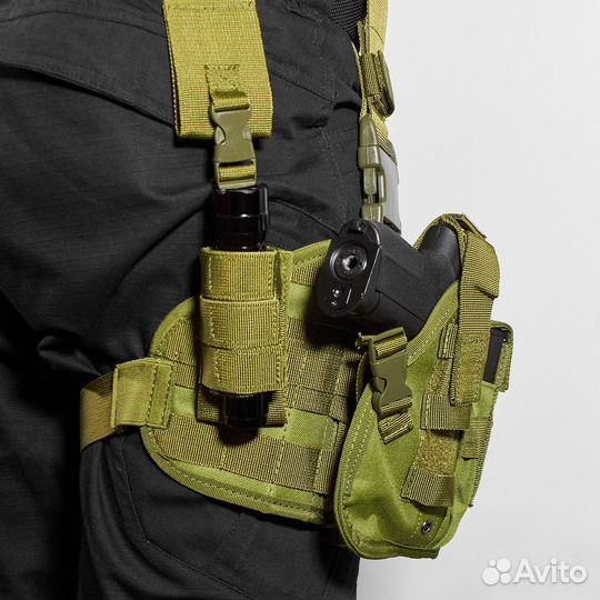 Кобура набедренная тактическая BL057, olive