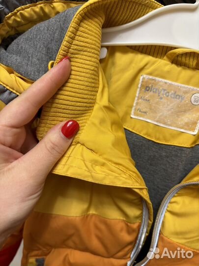 Куртка детская демисезонная теплая 98 р-р
