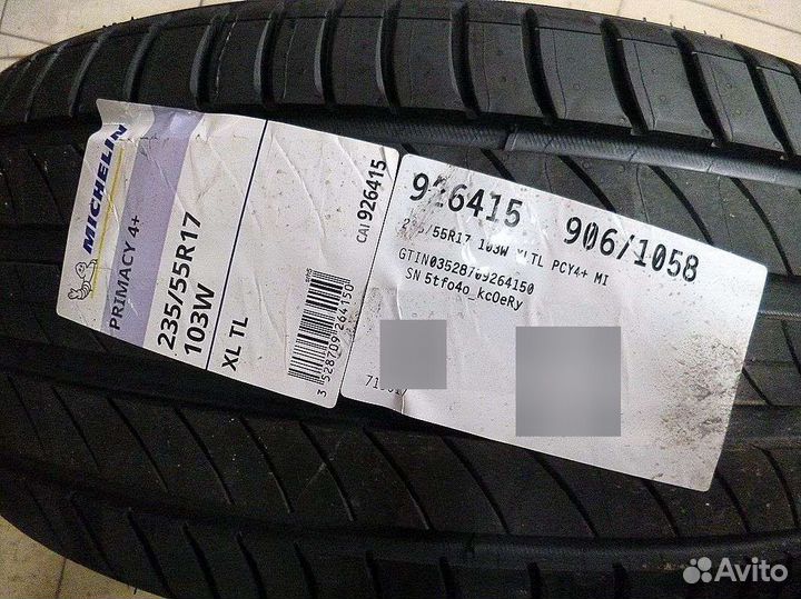 Michelin Primacy 4 215/50 R18 92W