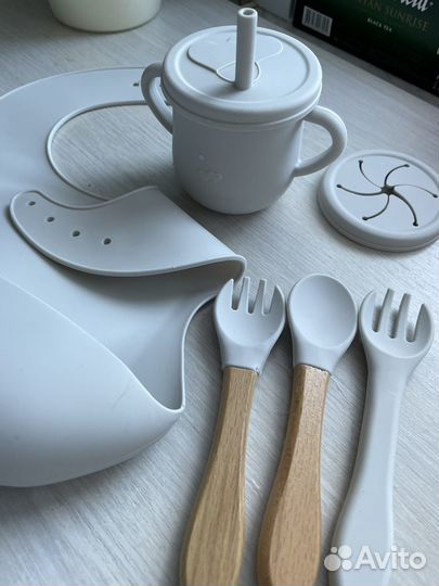 Набор силиконовой посуды детской