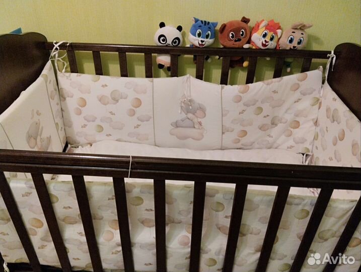 Бортики в детскую кроватку