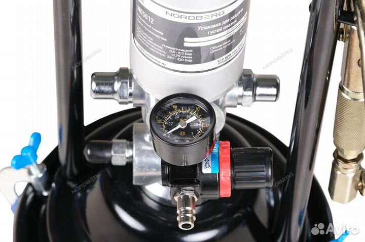 Установка пневматическая для раздачи густой смазки