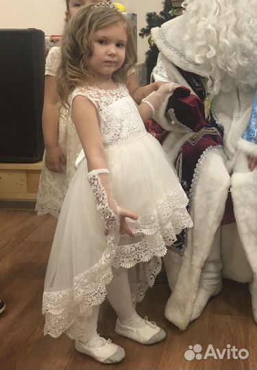 Платье праздничное для девочки 3-5 лет