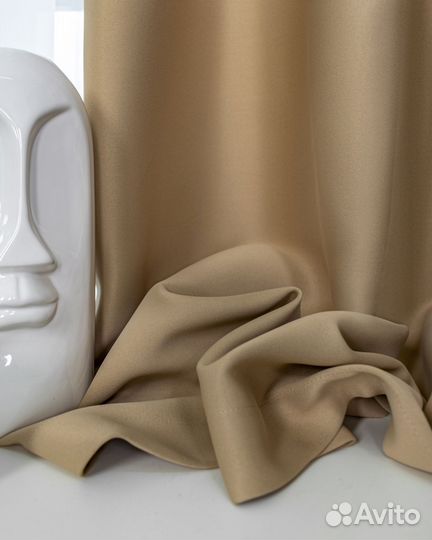 Комплект штор блэкаут Амадео Песочный