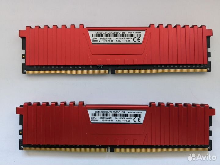 Оперативная память ddr4 corsair 16 gb